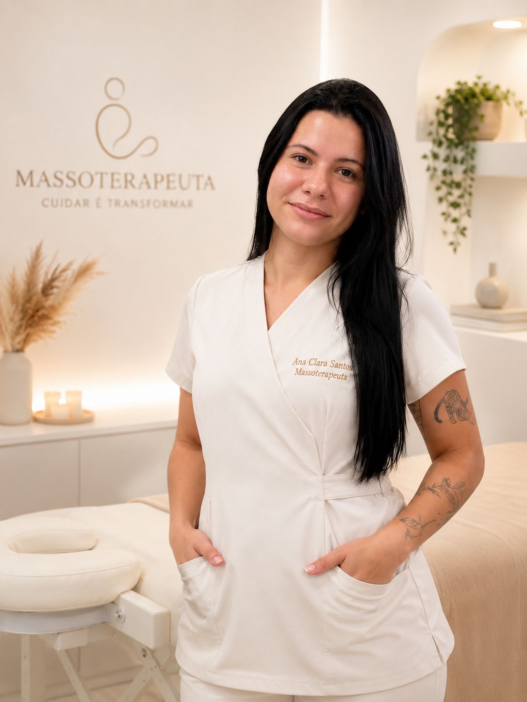 Profissional de massoterapia